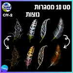 סט 10 מסגרות נוצות - Cff-2