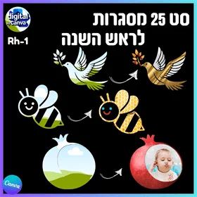 25 מסגרות לראש השנה Rh-1