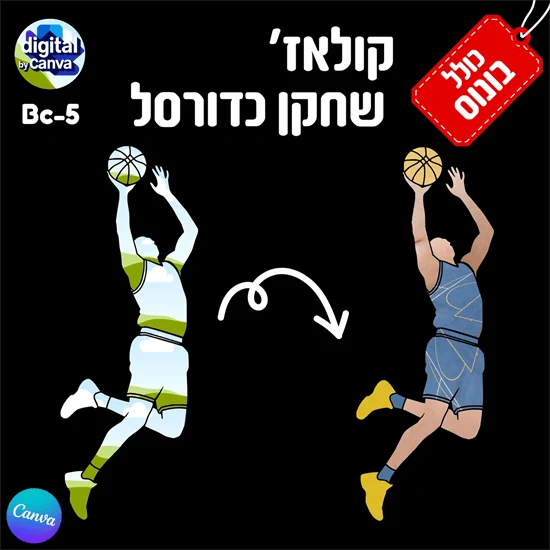 קולאז' שחקן כדורסל- Bc-5
